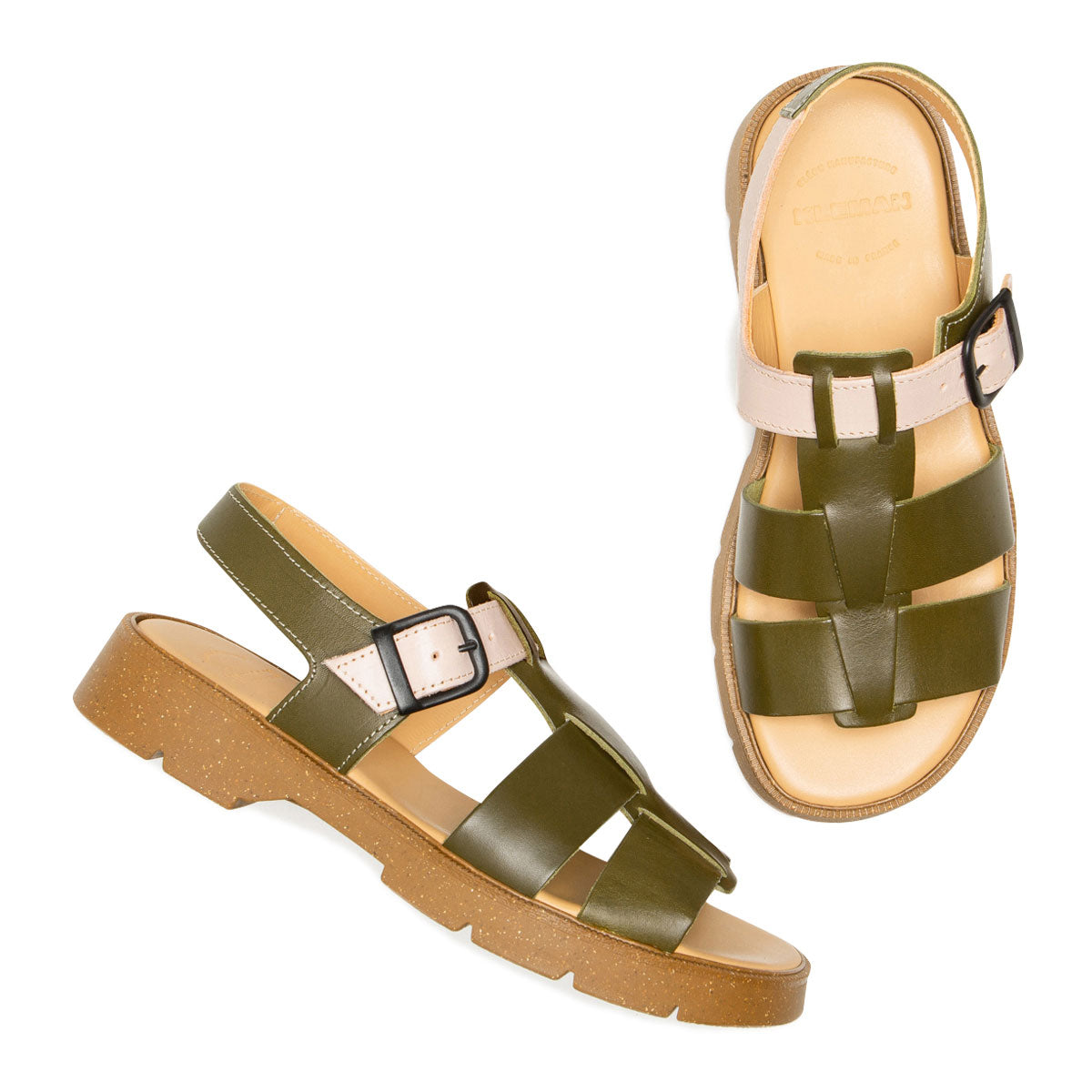 BALLAST VGT 3 GREEN SANDALS