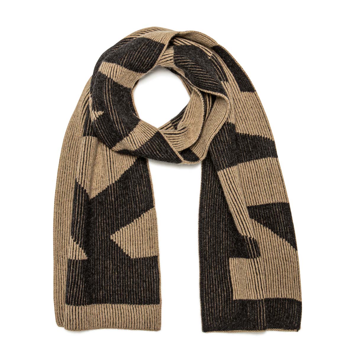 ECHARPE BASTION MARRON