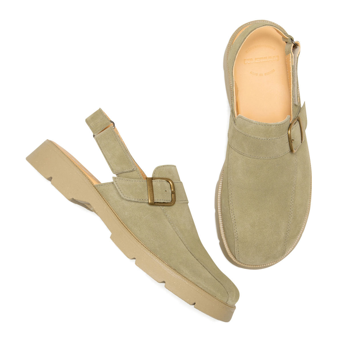 GREEN CAMBUSE V FLEECE SANDAL