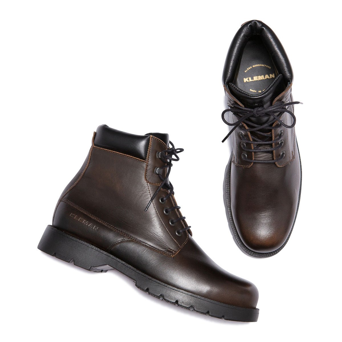 MD BROWN COMBAT BOOTS