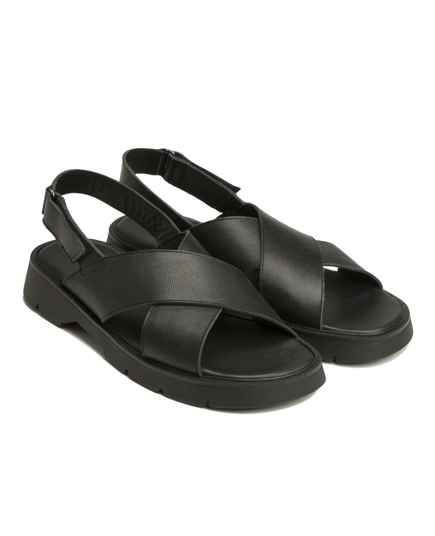SANDAL-NUPIEDS ILOT OAK BLACK