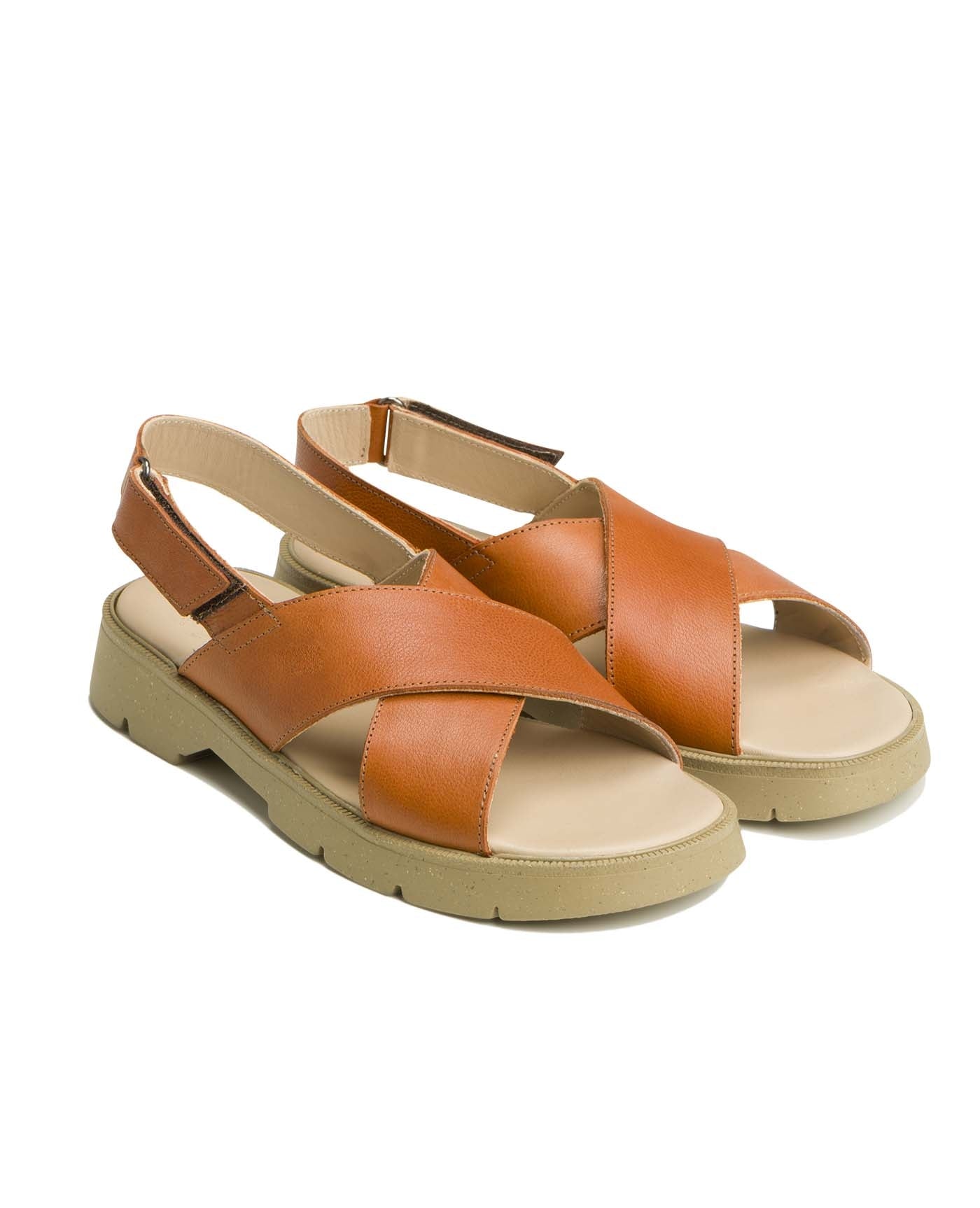 SANDAL-NUPIEDS ILOT OAK Orange