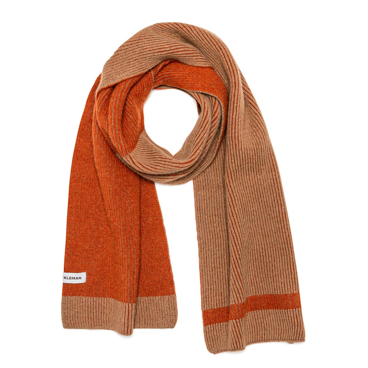 BROWN PANORAMA SCARF