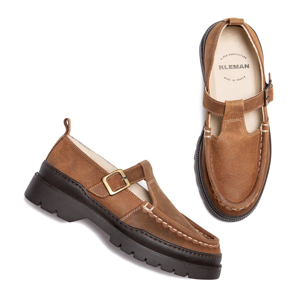 SANDAL-NUPIEDS RADE EC BROWN