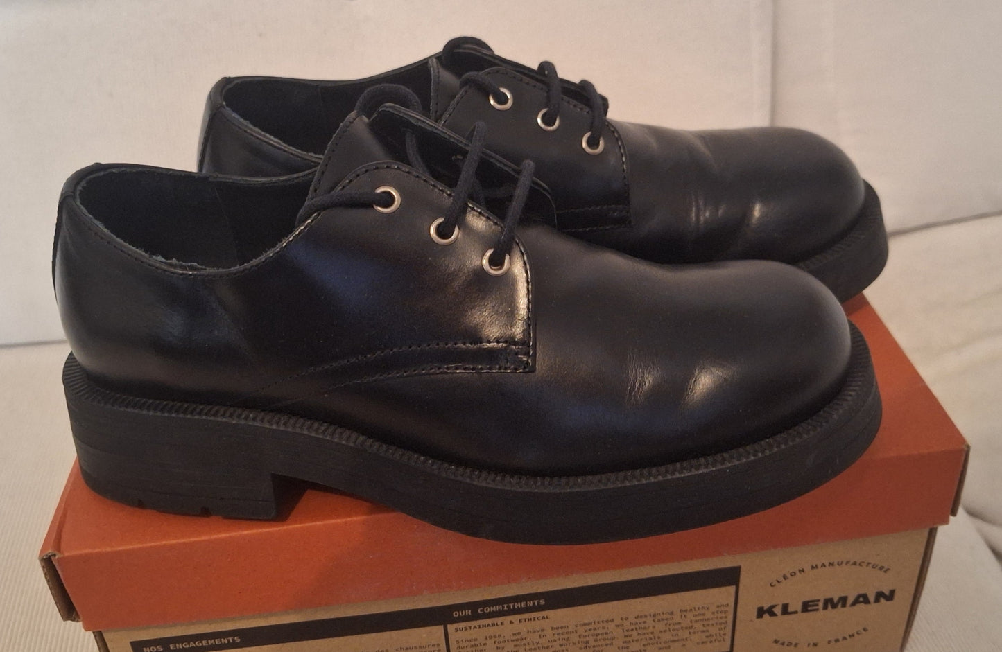 DERBIES-RICHELIEU ROAD B2 BLACK