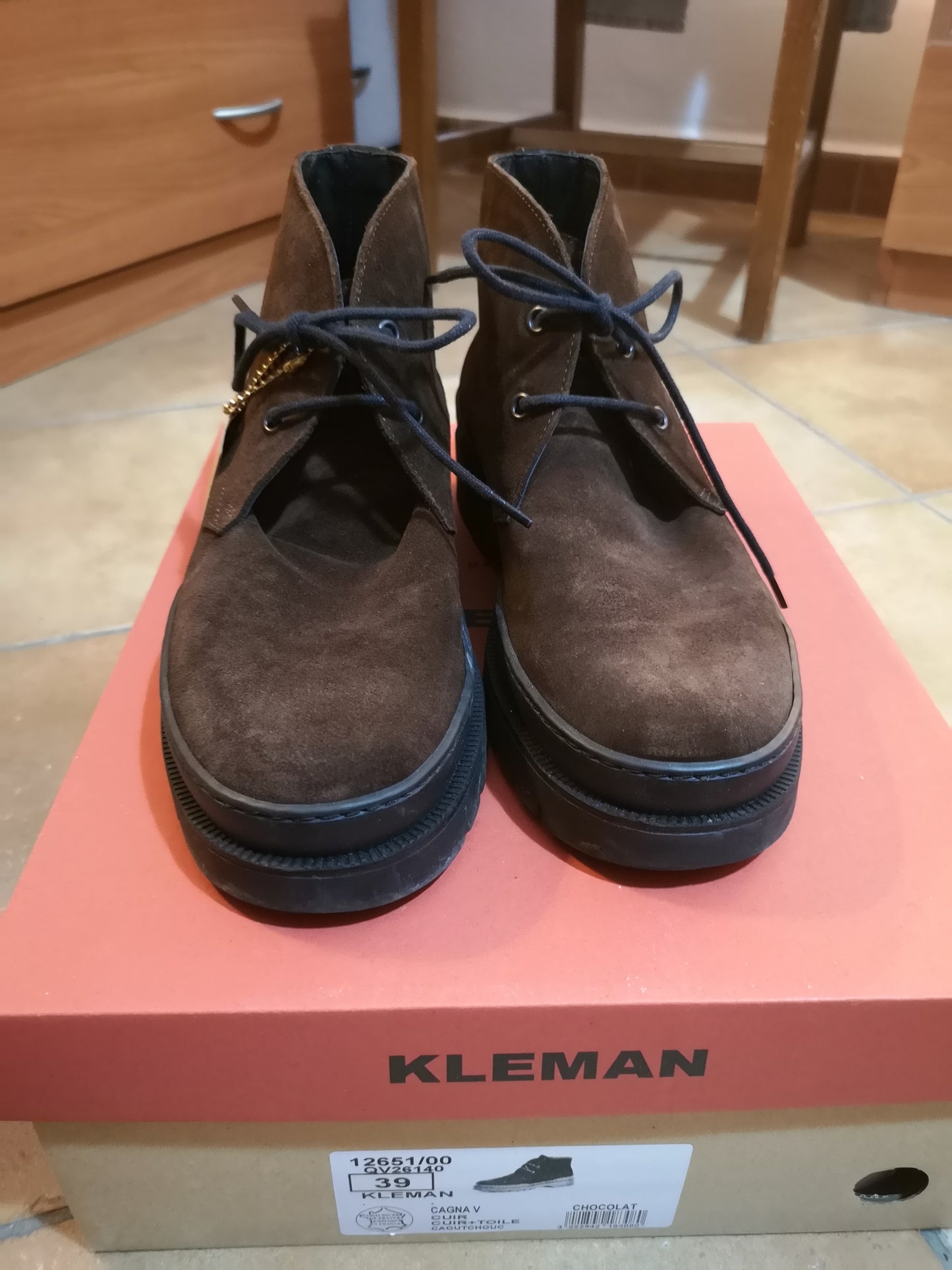 Cagna V Cuir + Toile