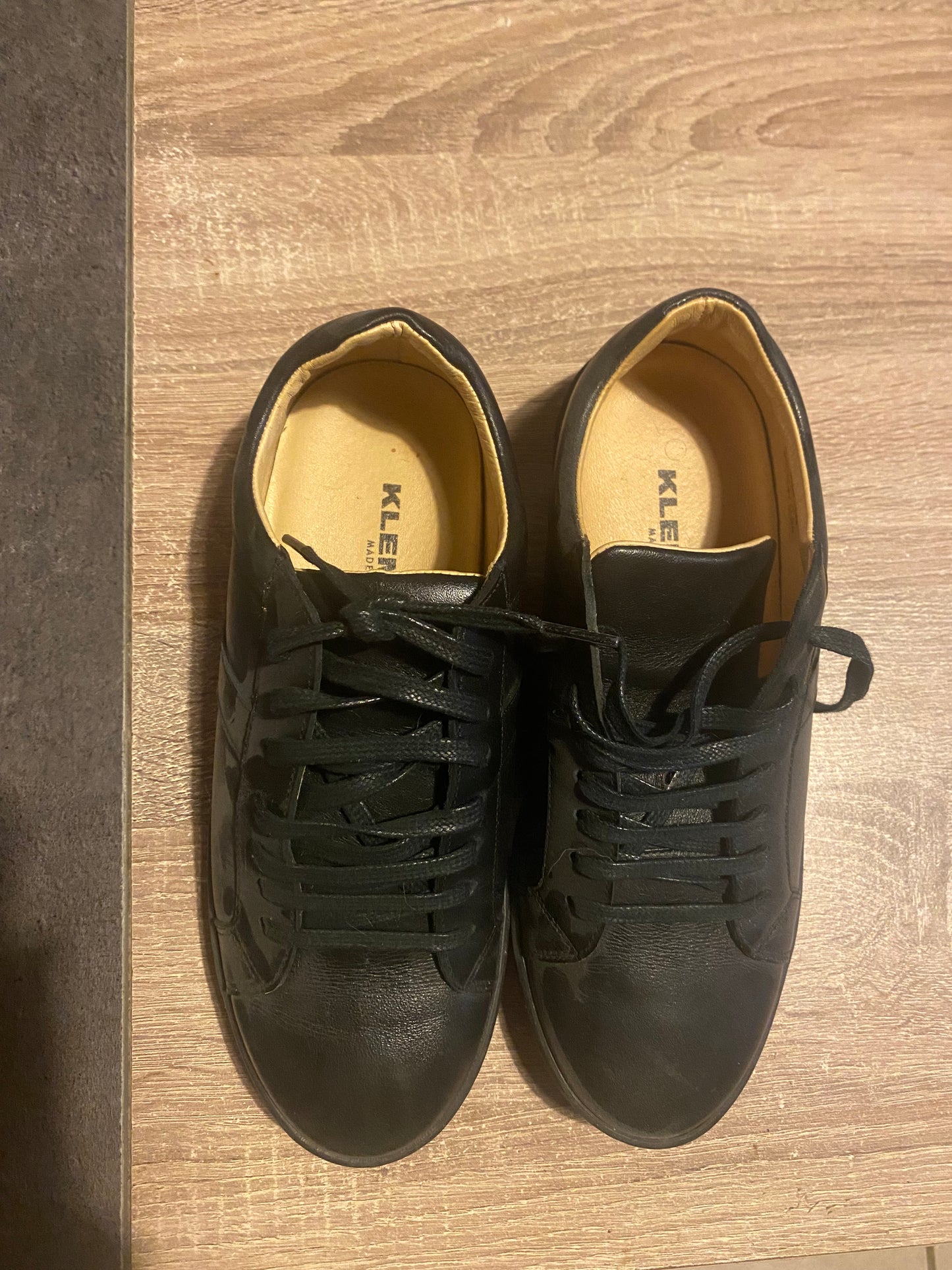 Black sneakers