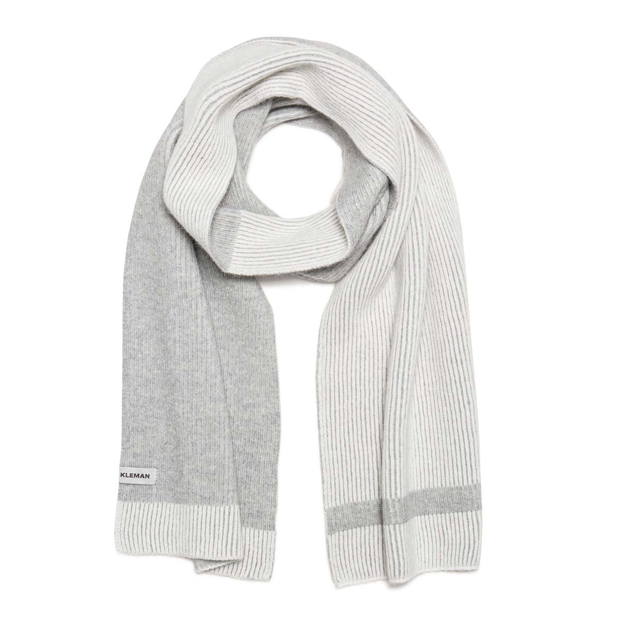 WHITE PANORAMA SCARF