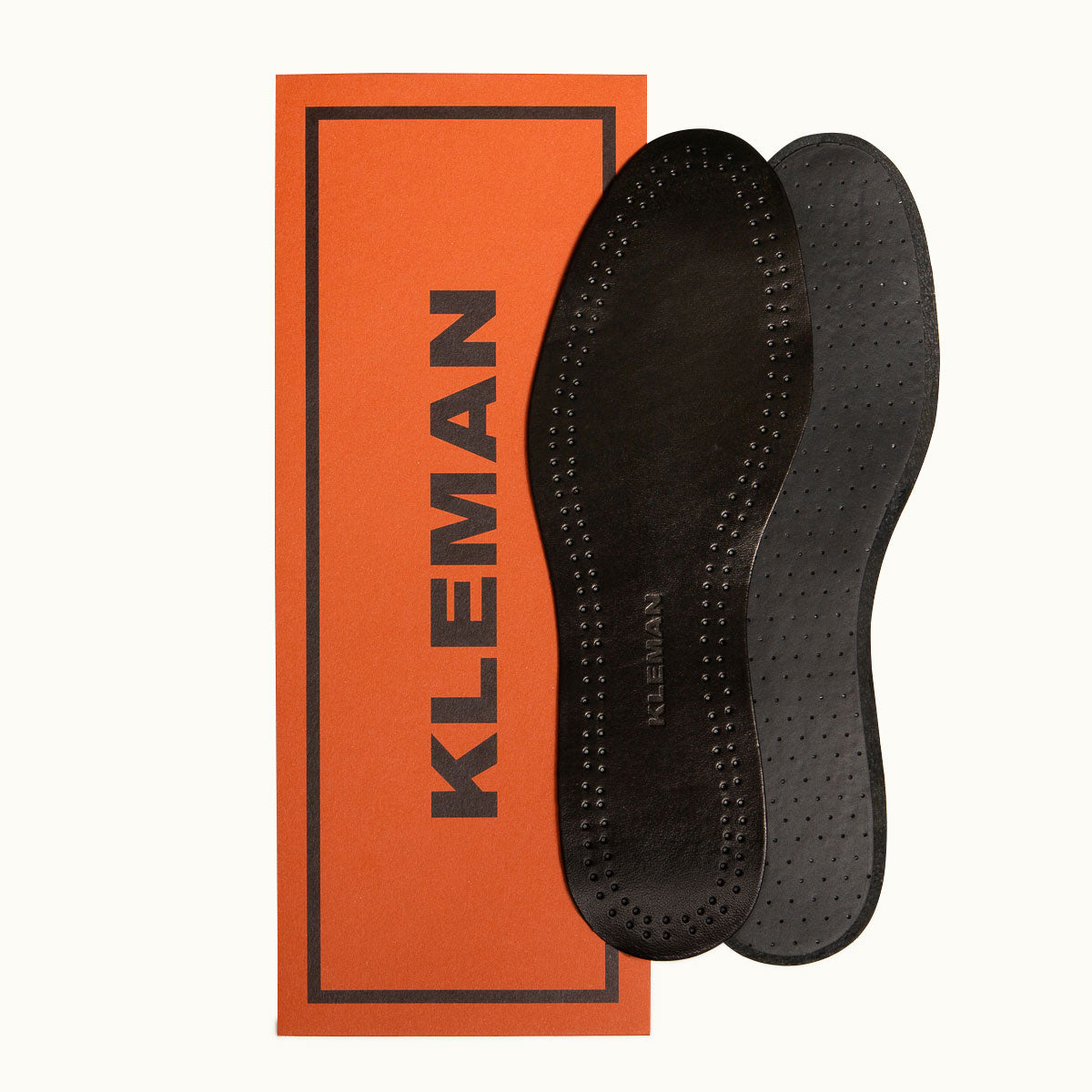 BLACK LEATHER INSOLES