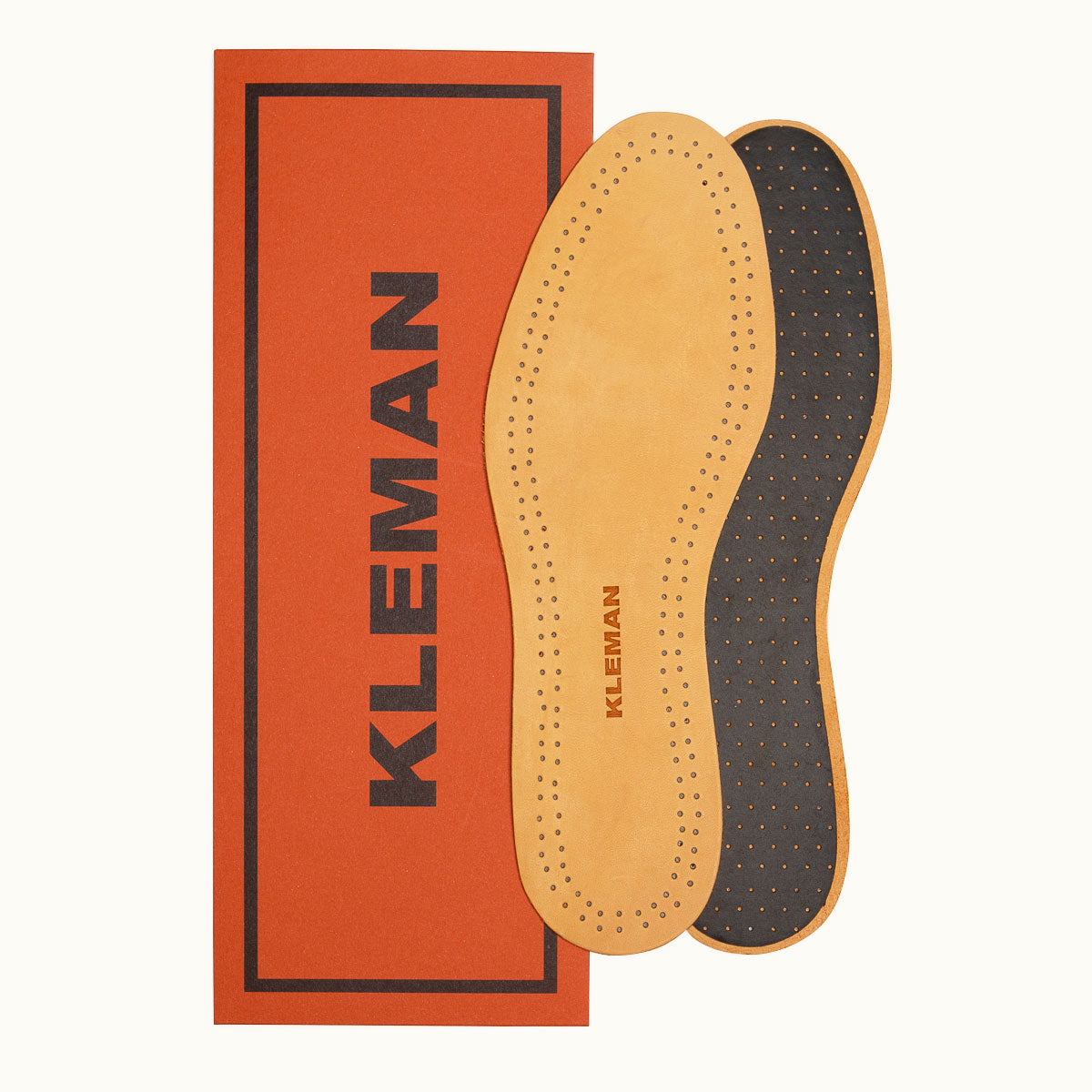 BEIGE LEATHER INSOLES