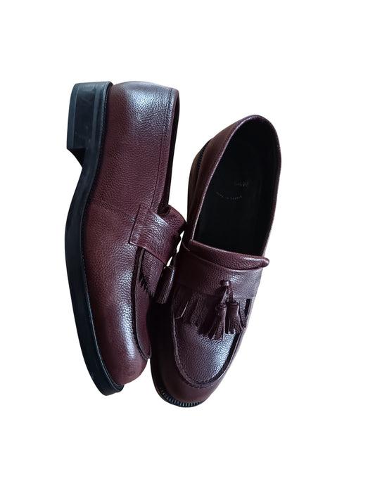 Burgundy loafers